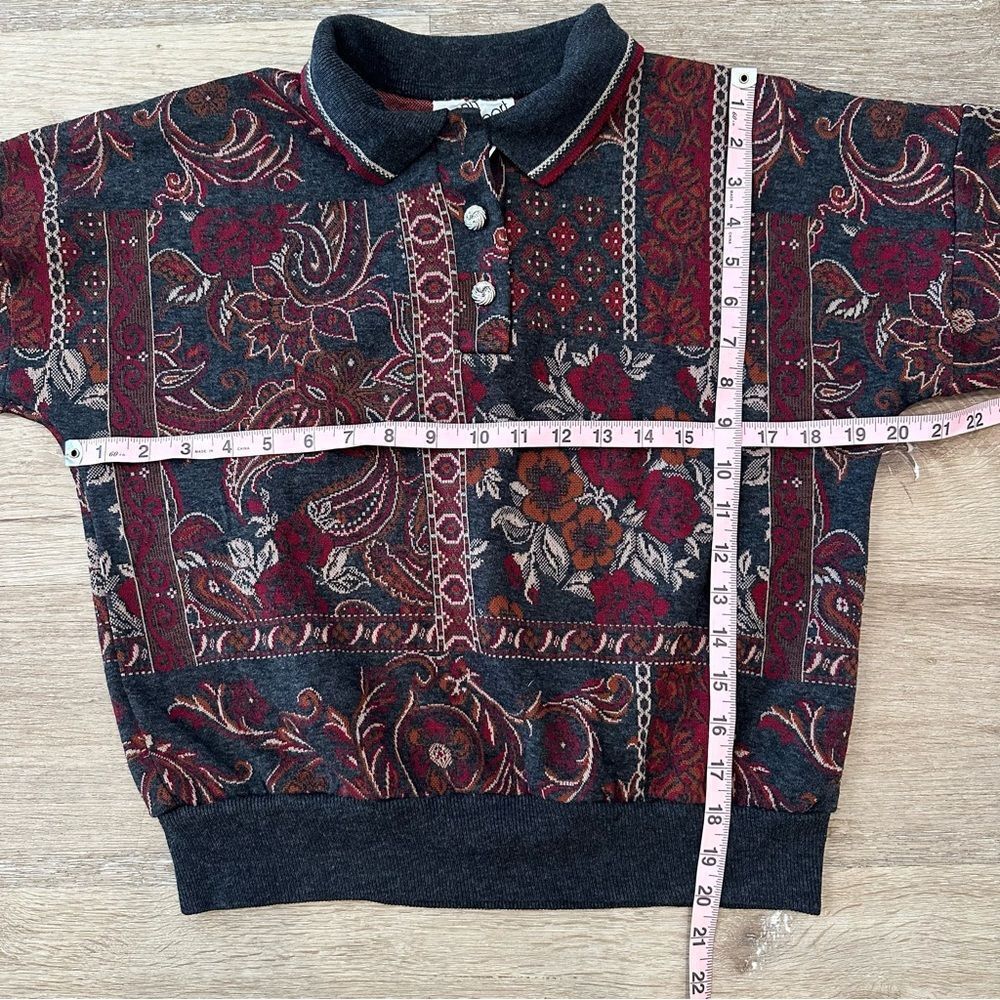 Orbit Sport Vintage Collared Grandpa Sweater size XS/small - Picture 10 of 10